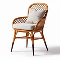 Rattan armchair with cushion for living room and patio use 70 x 60 x 85cm